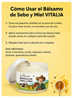 Bálsamo de sebo y miel - 60g