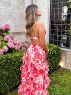 LV.GLAM® VESTIDO LARGO FLORAL