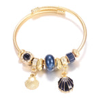 LV.GLAM® PULSERA CON COLGANTE DE FLORES DE DIAMANTE