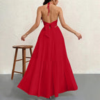 LV.GLAM® VESTIDO LARGO- ELEGANCIA LIGERA QUE REALZA TU FIGURA