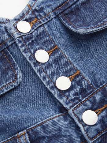 LV.GLAM® MONO DE PIERNA ANCHA CON BOLSILLO Y CUELLO EN V